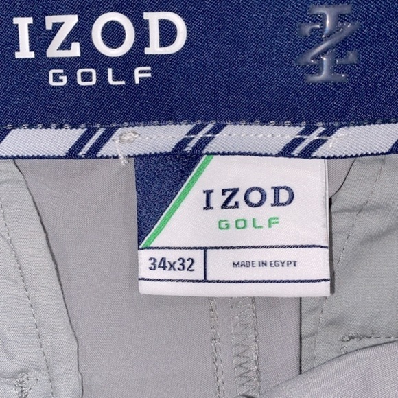 Izod Golf pants size 34x32 in grey color - Picture 9 of 10